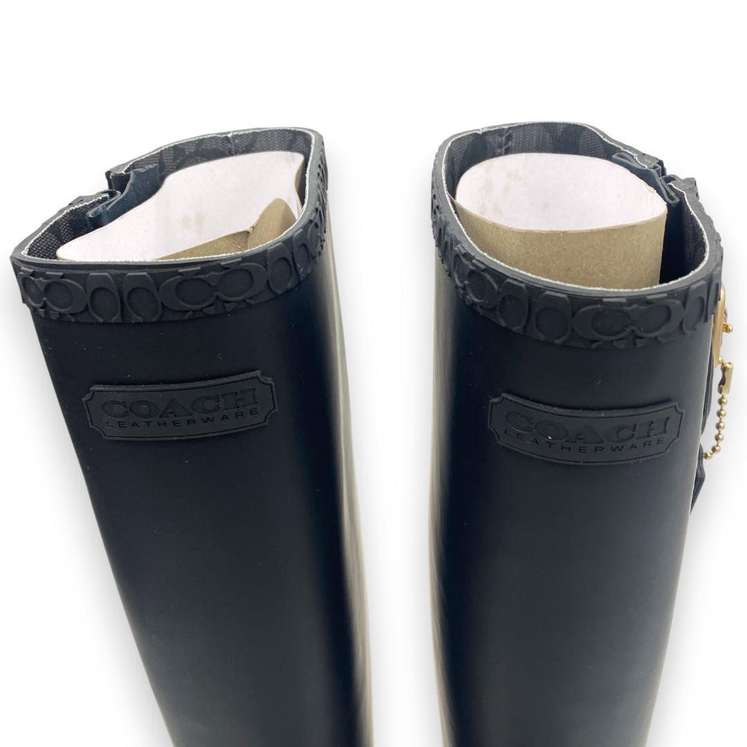 【COACH】Riley Rain Boot レインブーツ 24.0cm【新品】