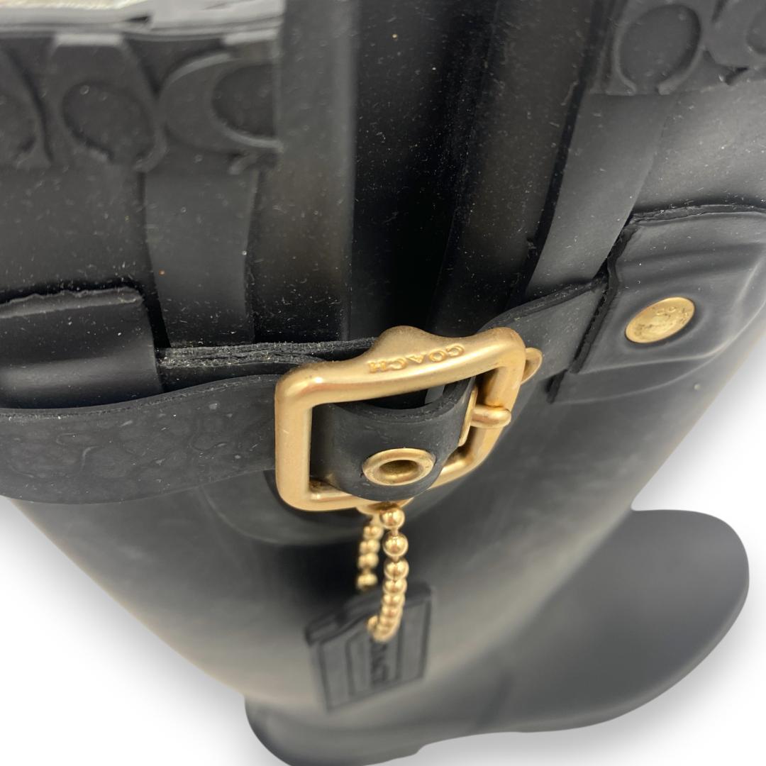 【COACH】Riley Rain Boot レインブーツ 24.0cm【新品】