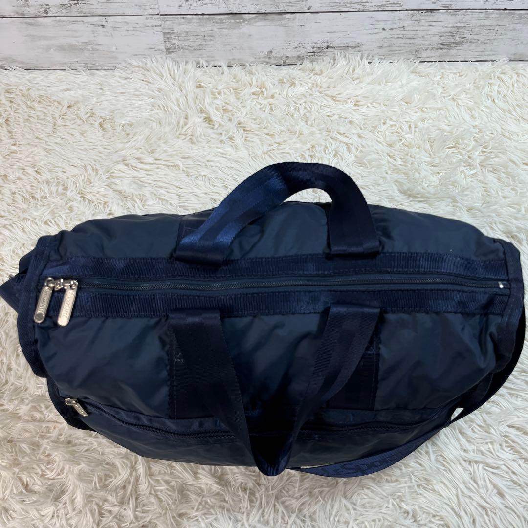 美品 レスポートサック ボストンバッグ ネイビー 2way