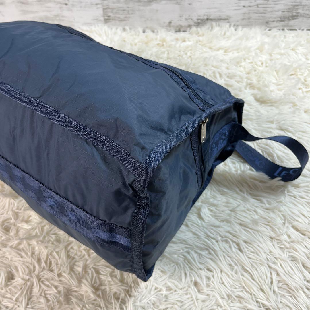 美品 レスポートサック ボストンバッグ ネイビー 2way