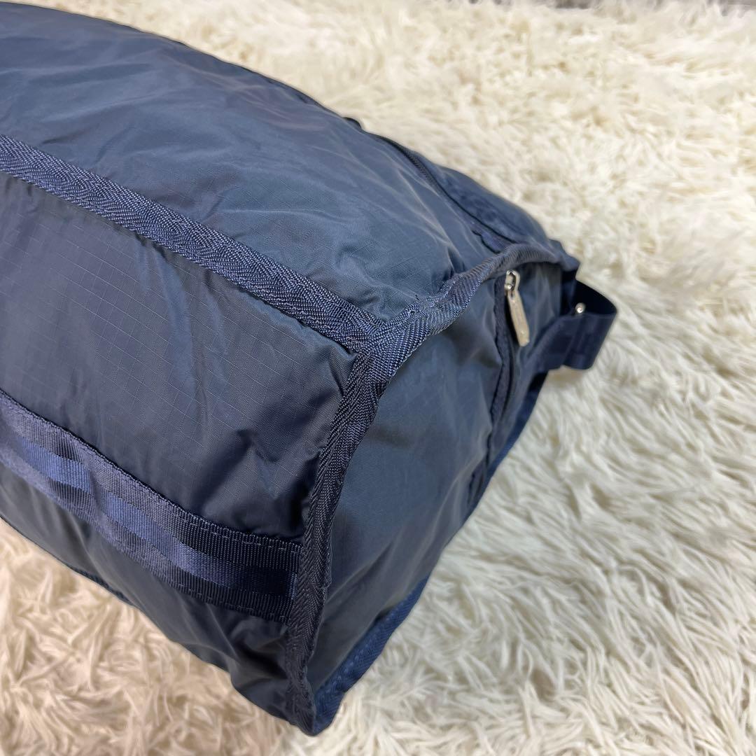 美品 レスポートサック ボストンバッグ ネイビー 2way