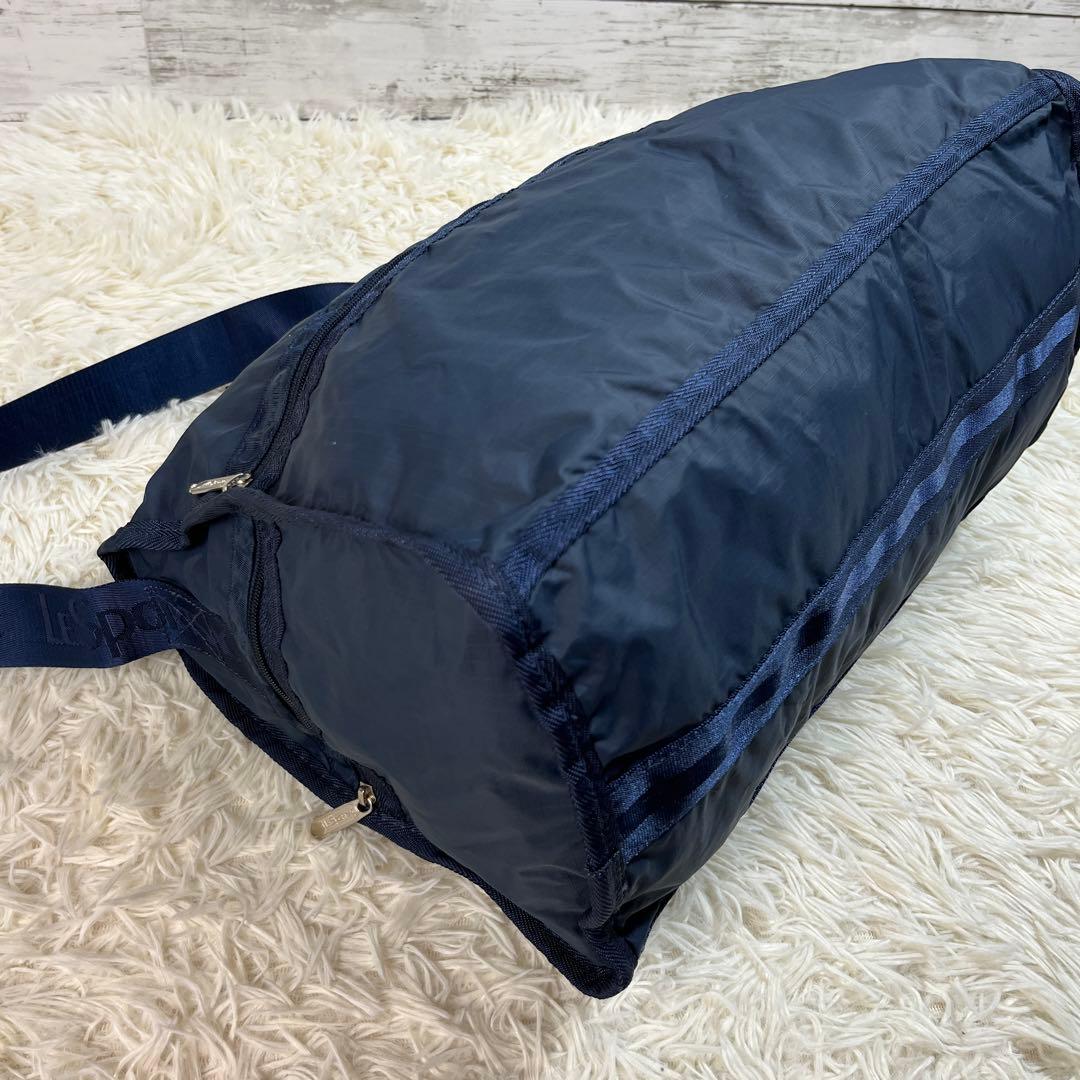 美品 レスポートサック ボストンバッグ ネイビー 2way