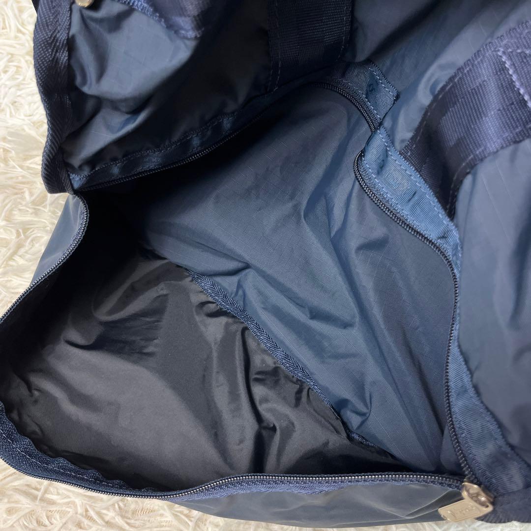 美品 レスポートサック ボストンバッグ ネイビー 2way