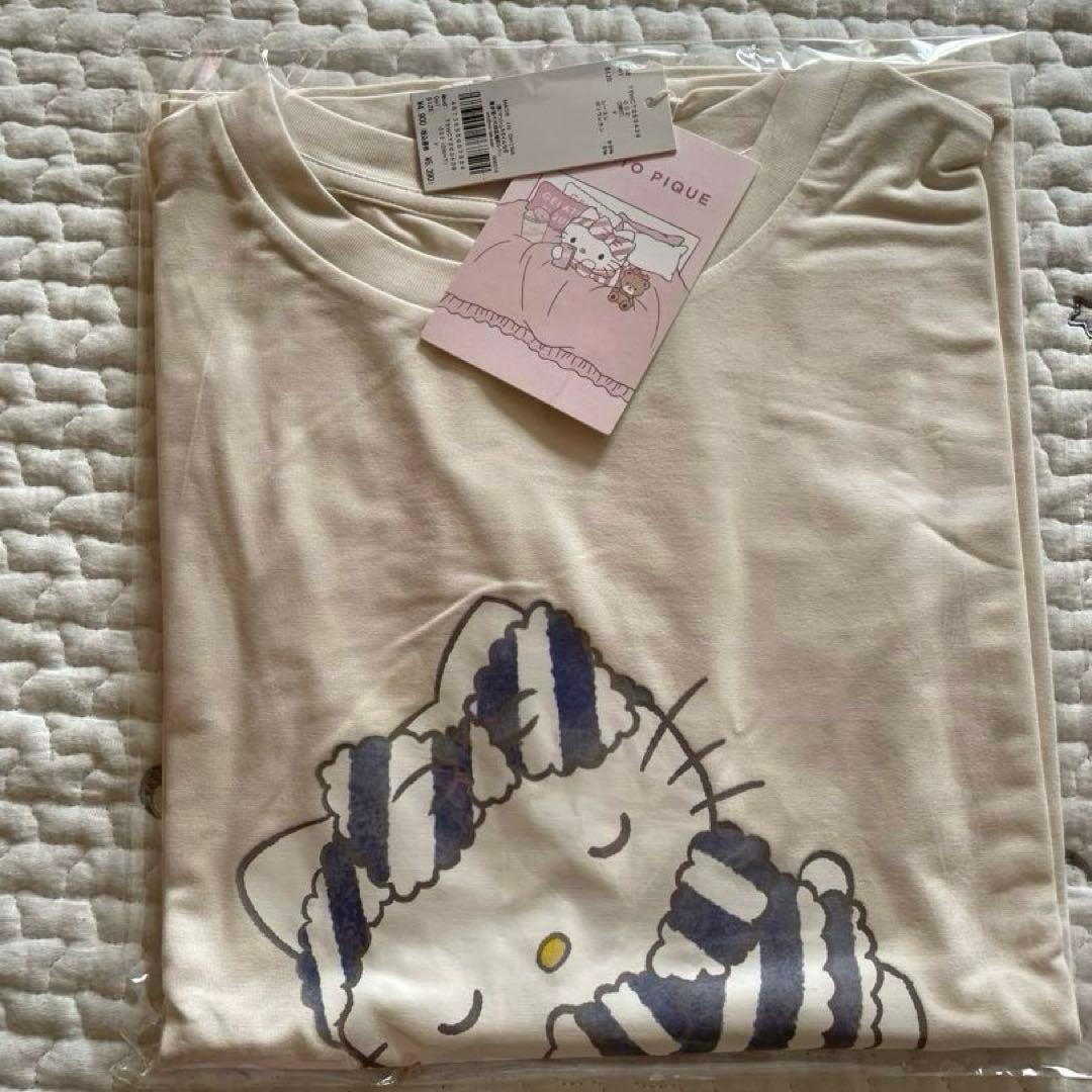 【新品】ジェラートピケサンリオハウスLADIESハローキティワンポイントTシャツ
