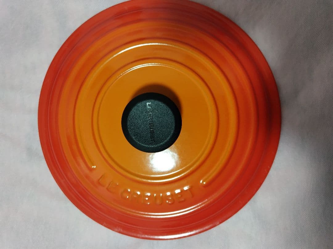 LE CREUSET 両手鍋 オレンジ 22cm