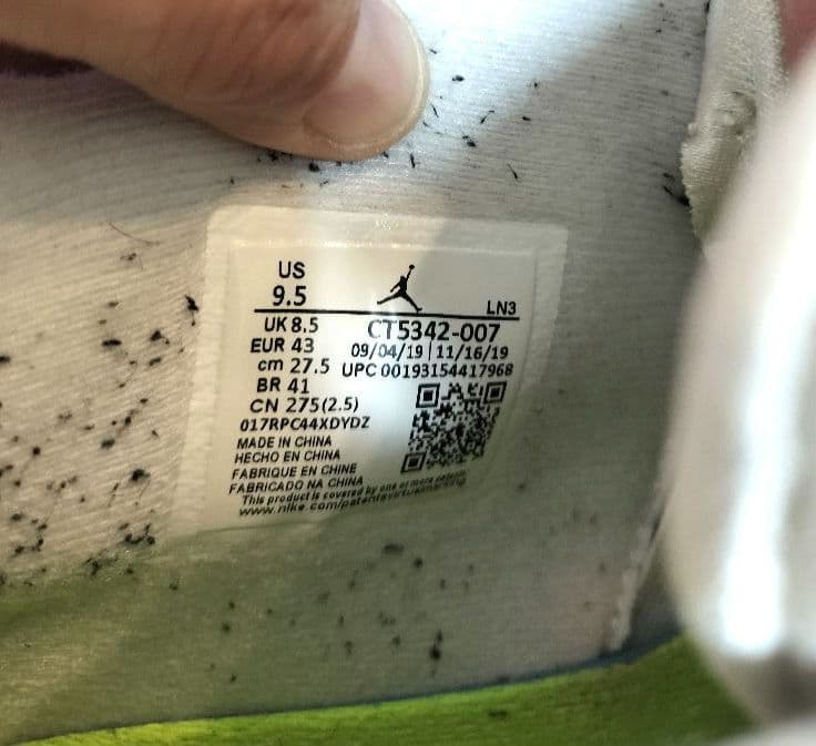 Nike Air Jordan 4 RETRO NEON ナイキ27.5cm