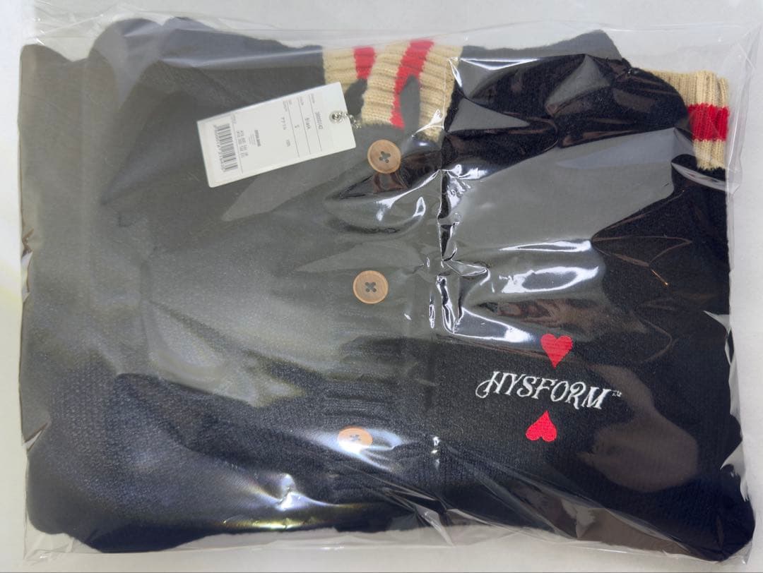 ミュージシャン HYSFORM KNIT BUTTON HOODIE