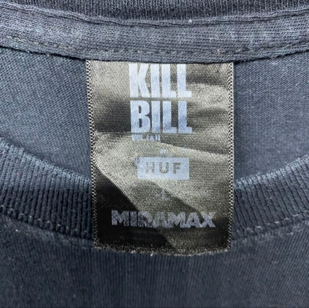 huf kill bill キルビル　五合夕張　Tシャツ　映画　古着　コラボ