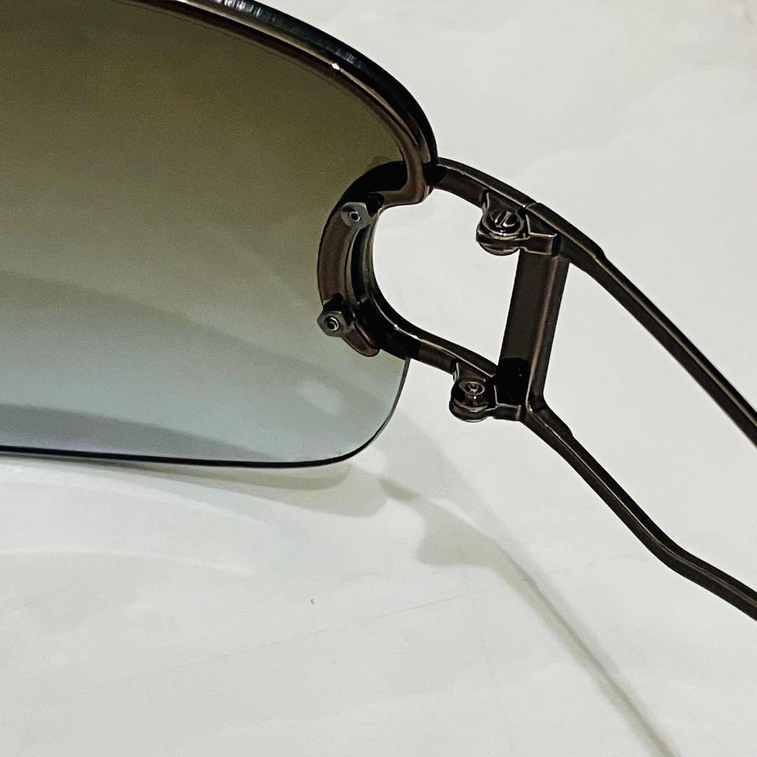極美品 Dior ディオール サングラス ハーフリム グラデーション リムレス