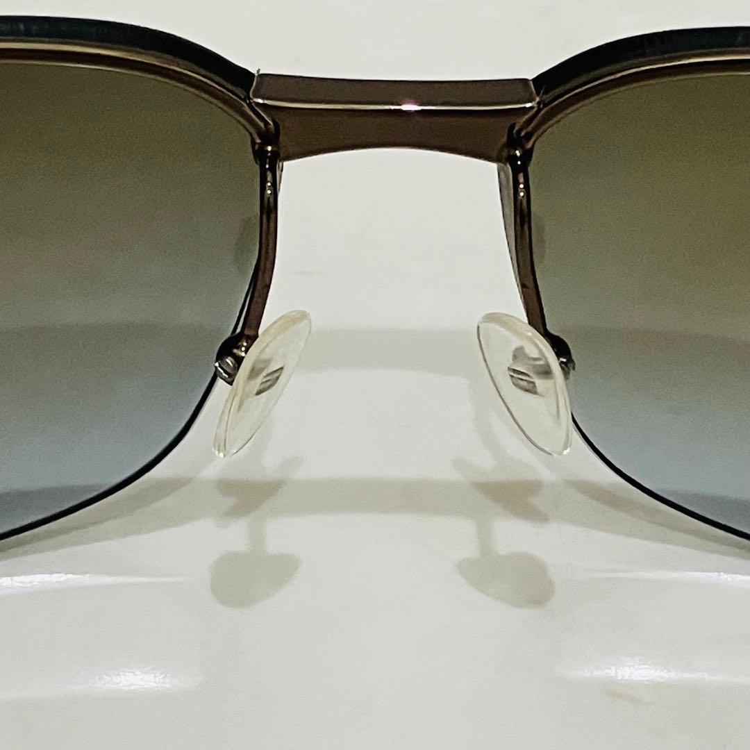 極美品 Dior ディオール サングラス ハーフリム グラデーション リムレス