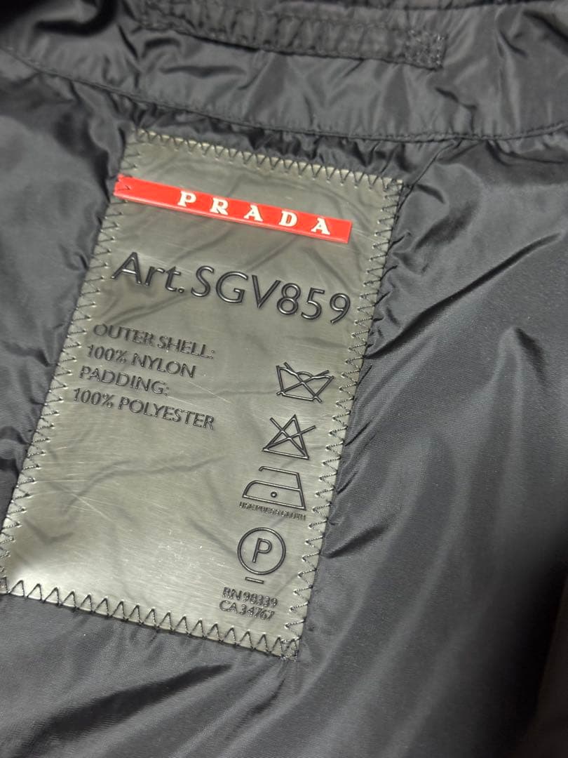 PRADA SGV859ナイロンベスト黒　M最終値下げ