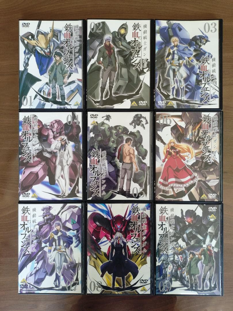 機動戦士ガンダム 鉄血のオルフェンズ 1期+2期　全18巻 レンタルDVD