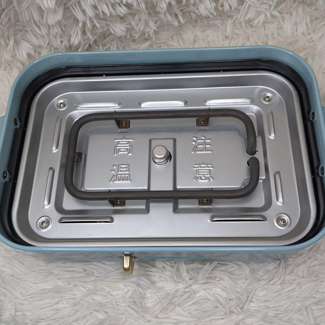 極美品✨BRUNO ブルーノ コンパクトホットプレート ブルーグレー たこ焼き