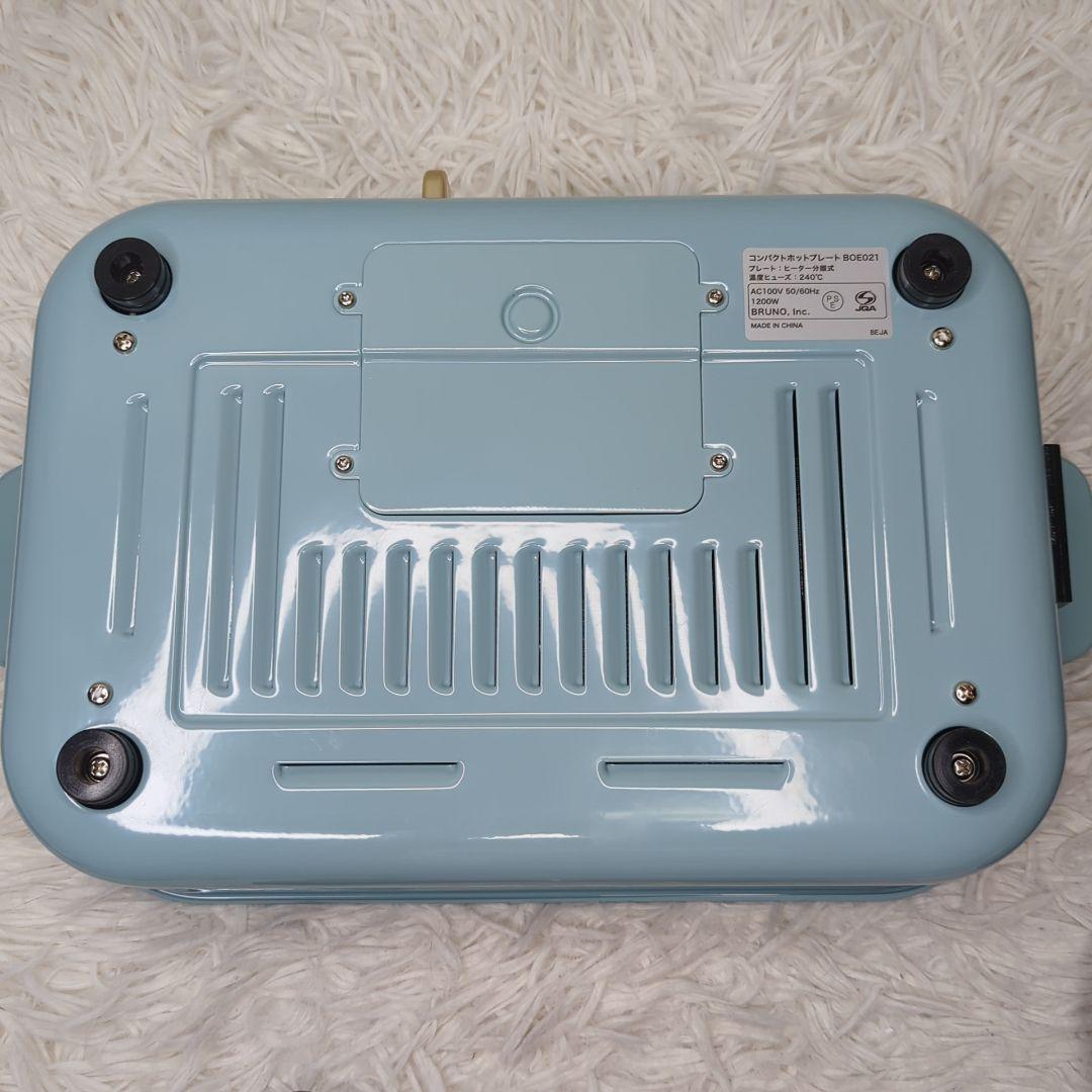 極美品✨BRUNO ブルーノ コンパクトホットプレート ブルーグレー たこ焼き