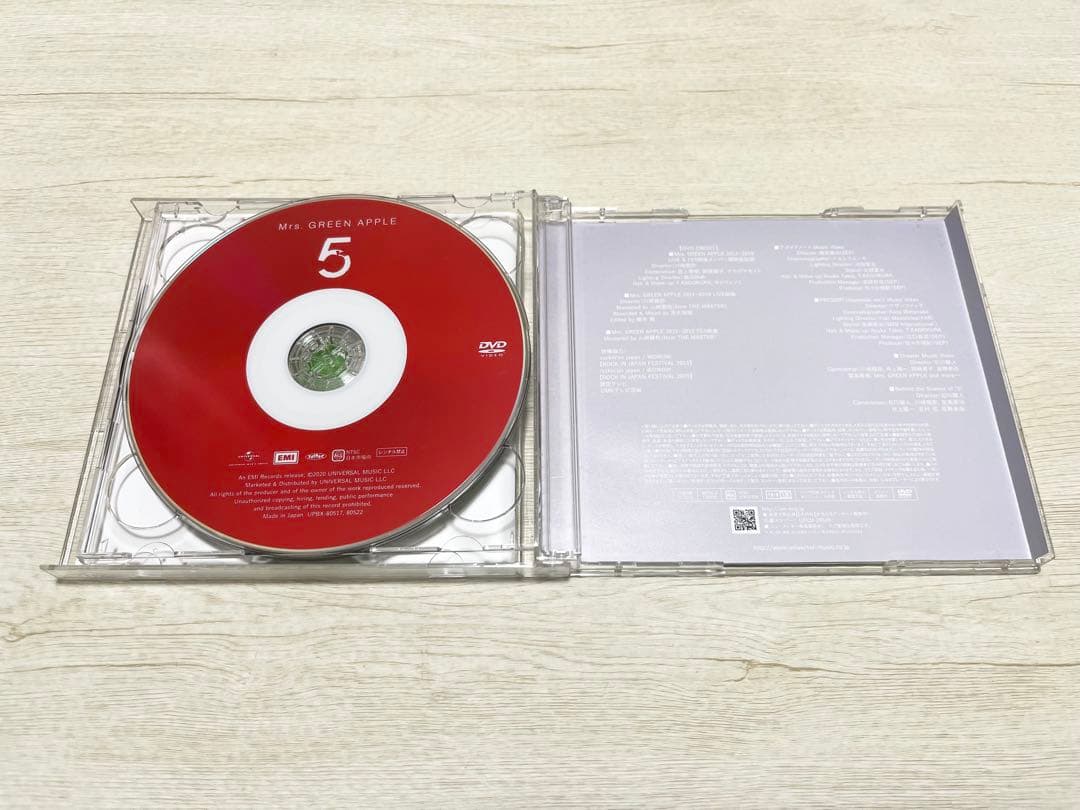 Mrs. GREEN APPLE / 5 初回限定盤