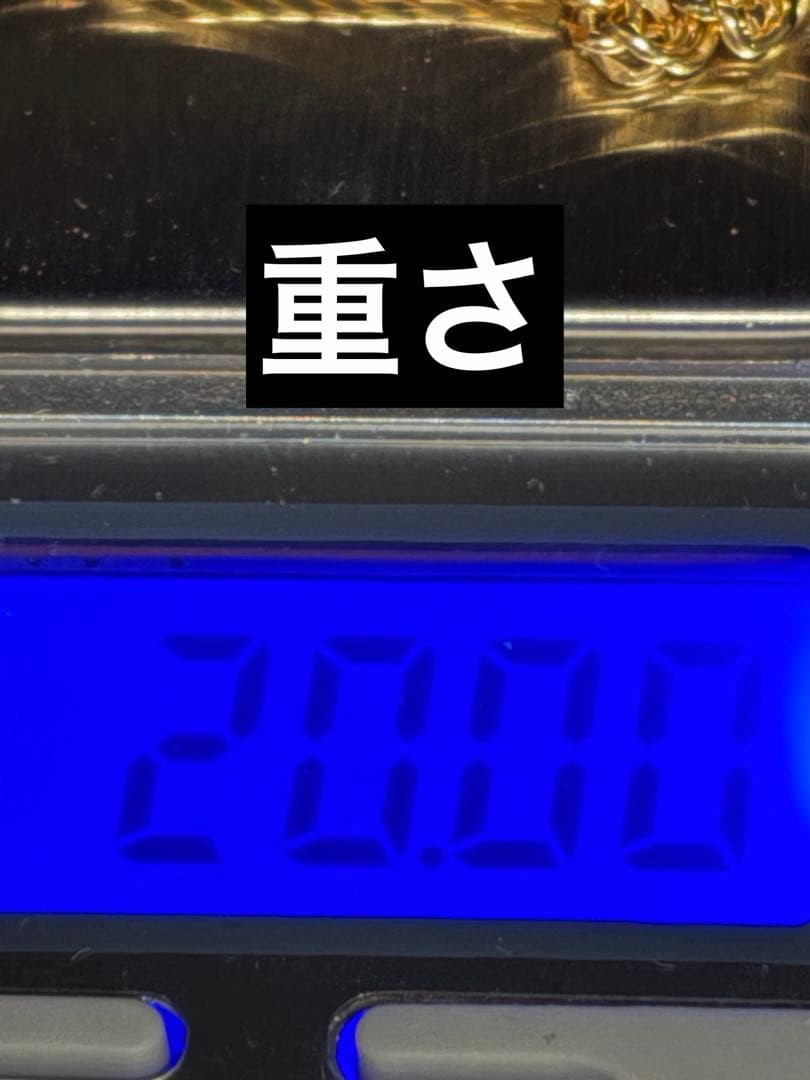 K18 喜平　6面ダブル　20g 50.5cm 箱付き