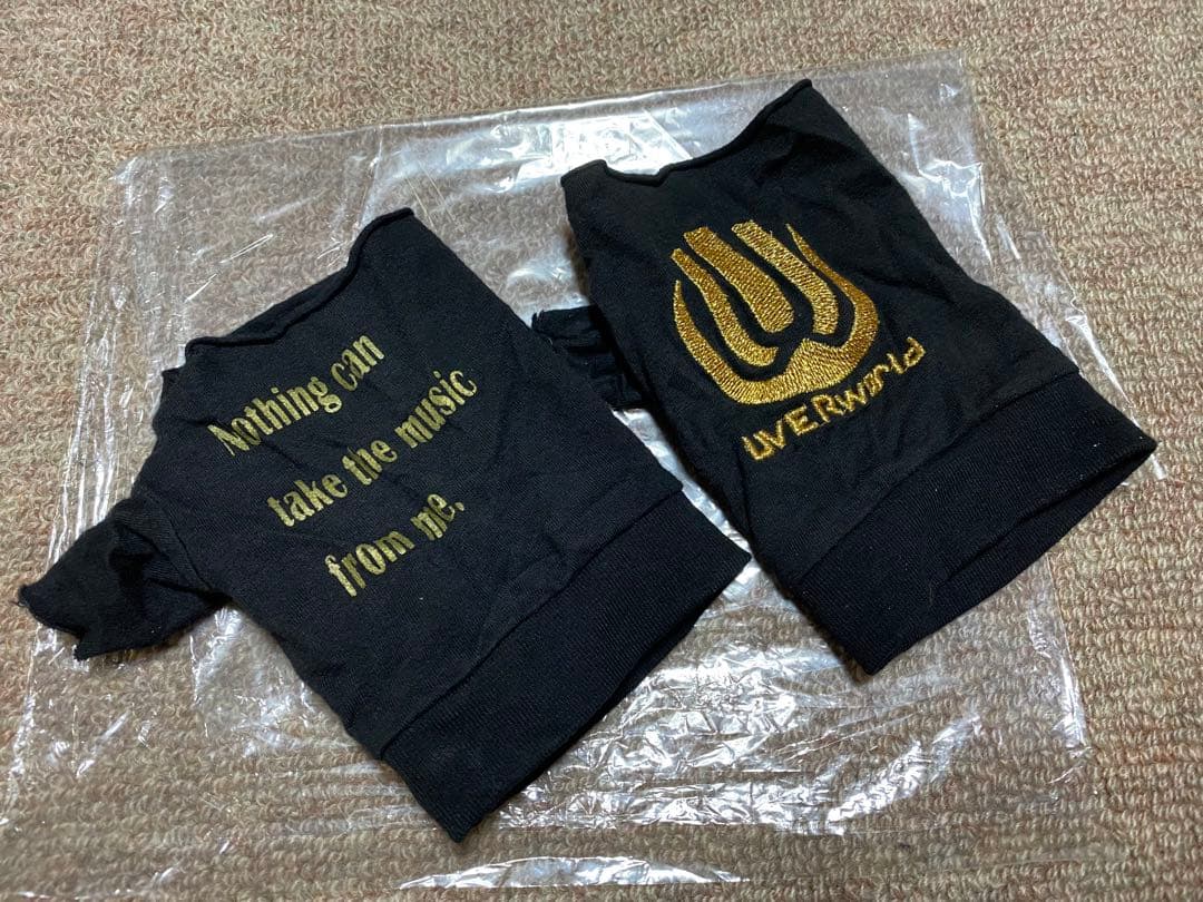 UVERworld グローブ　ゴールド