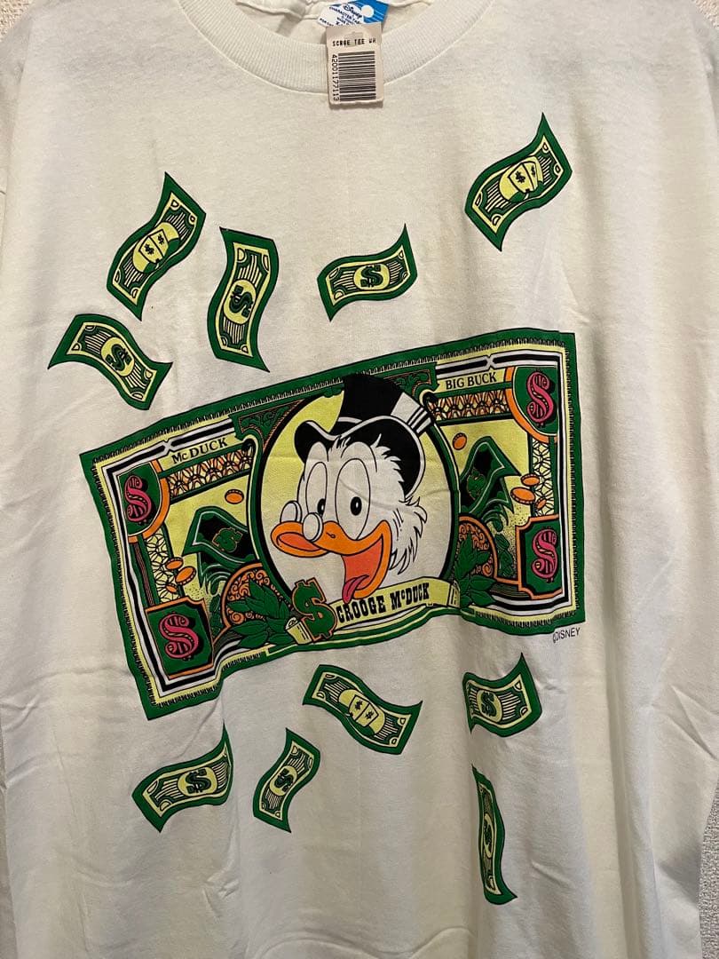 80's 　デッド　ディズニー スクルージ・マクダック ミッキー ヴィンテージT