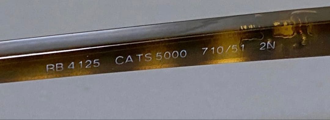 Ray-Ban RB4125 Cats 5000　レイバン