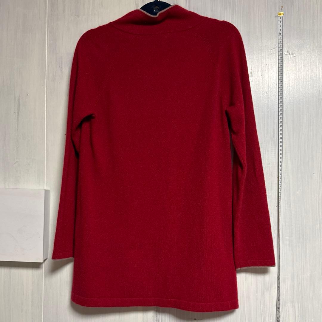 【美品】インポートロッサ　カシミア100%カーディガン
