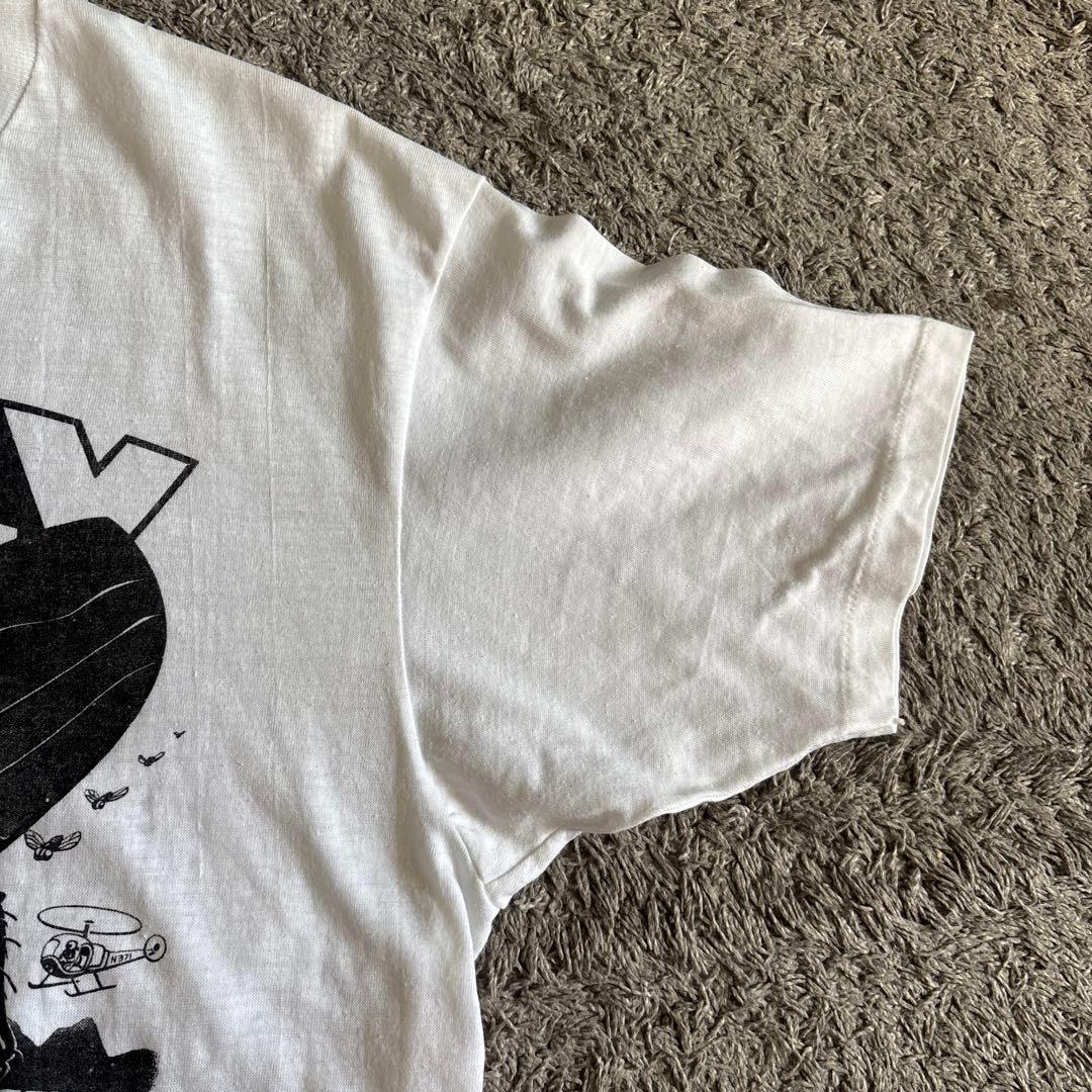 80s MED FLY ジムフィリップス　Tシャツ USA製 ハエ　ヴィンテージ