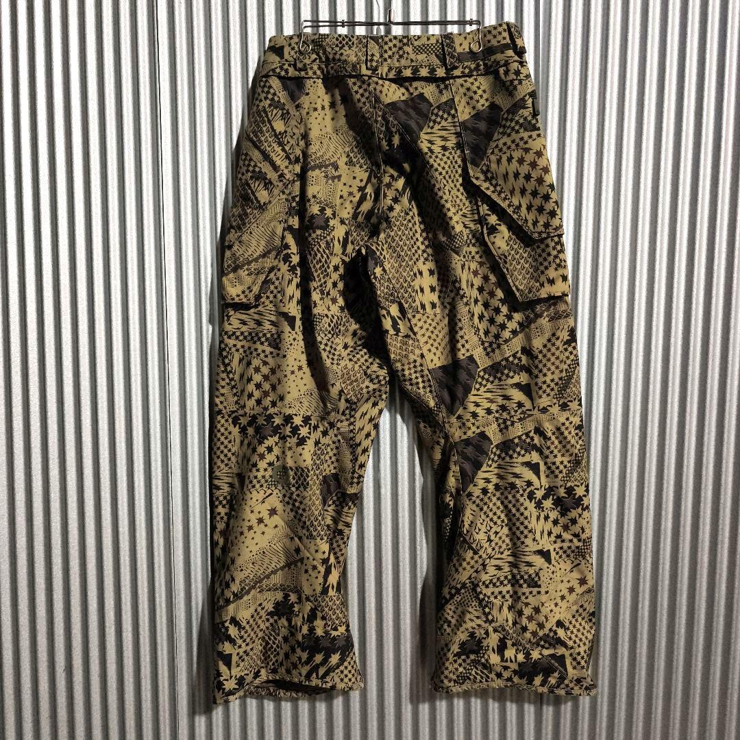 ボルコム スノーボードウェア スノボパンツ 総柄 カーキ