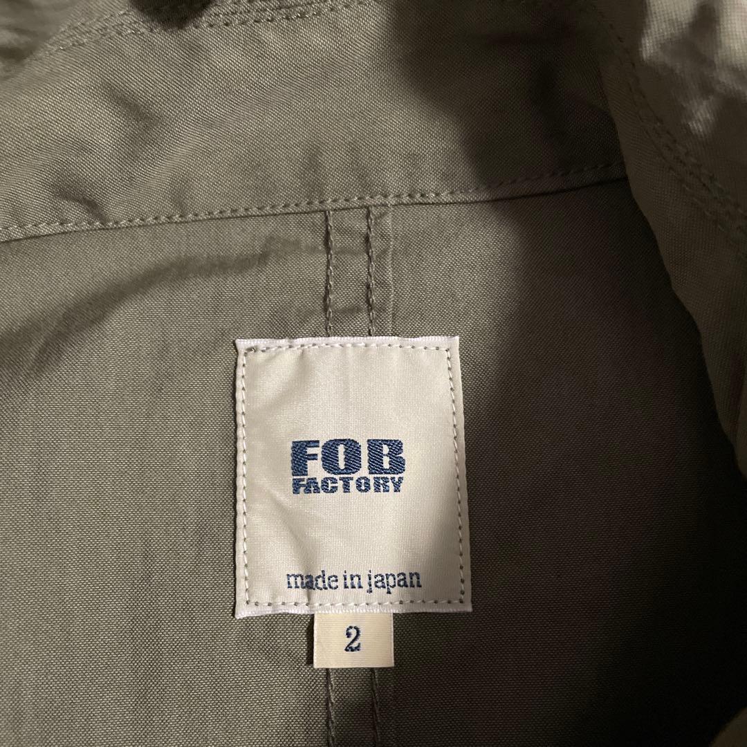 FOB FACTORY レイルロードジャケット M 緑