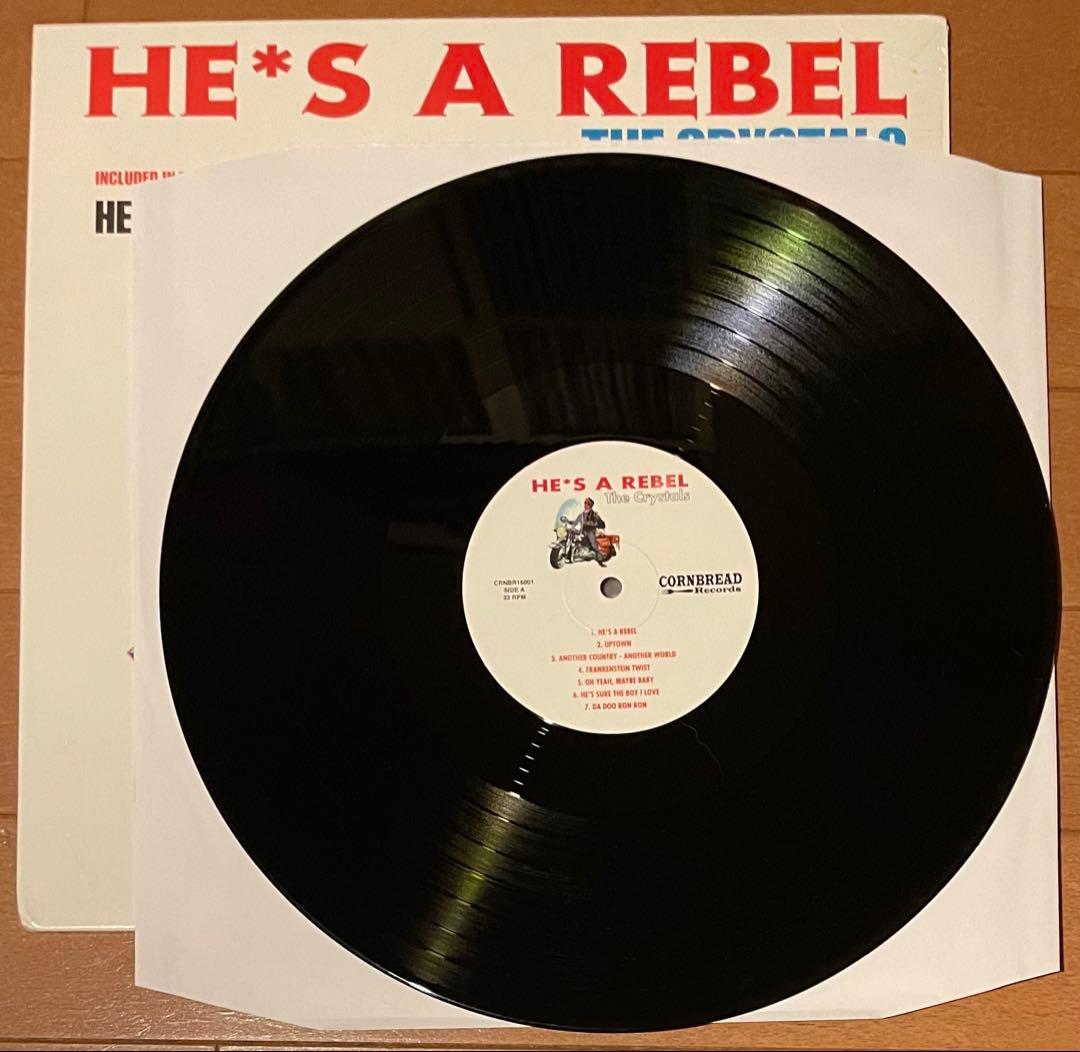 EU180g重量盤　HE's A REBEL / THE CRYSTALS