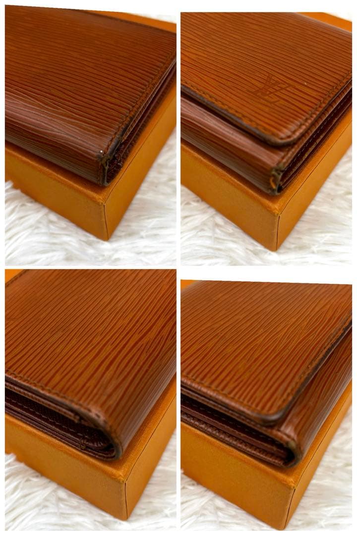ルイヴィトン エピ レザー ポルトモネ ビエ トレゾール L字ファスナー財布