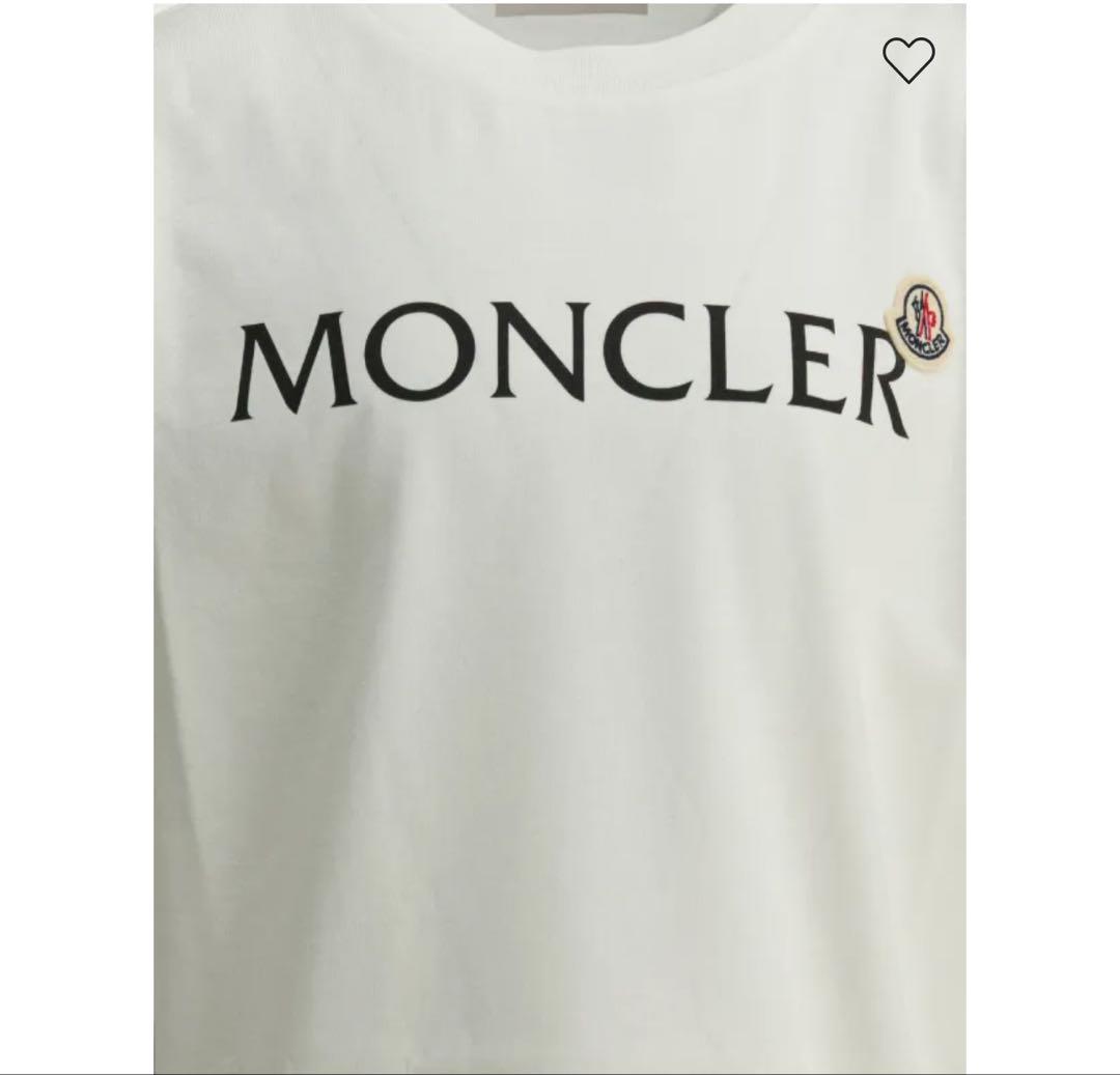 シ*ん様 MONCLER ホワイト 半袖Tシャツ最終値下げ