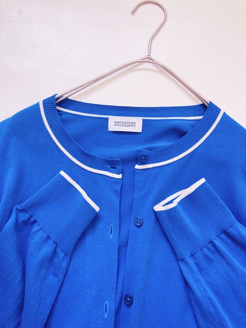 MACKINTOSH PHILOSOPHY バイカラーラインニット　アンサンブル