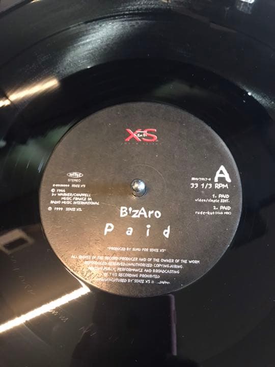 希少！ビザロ　PAID レコード