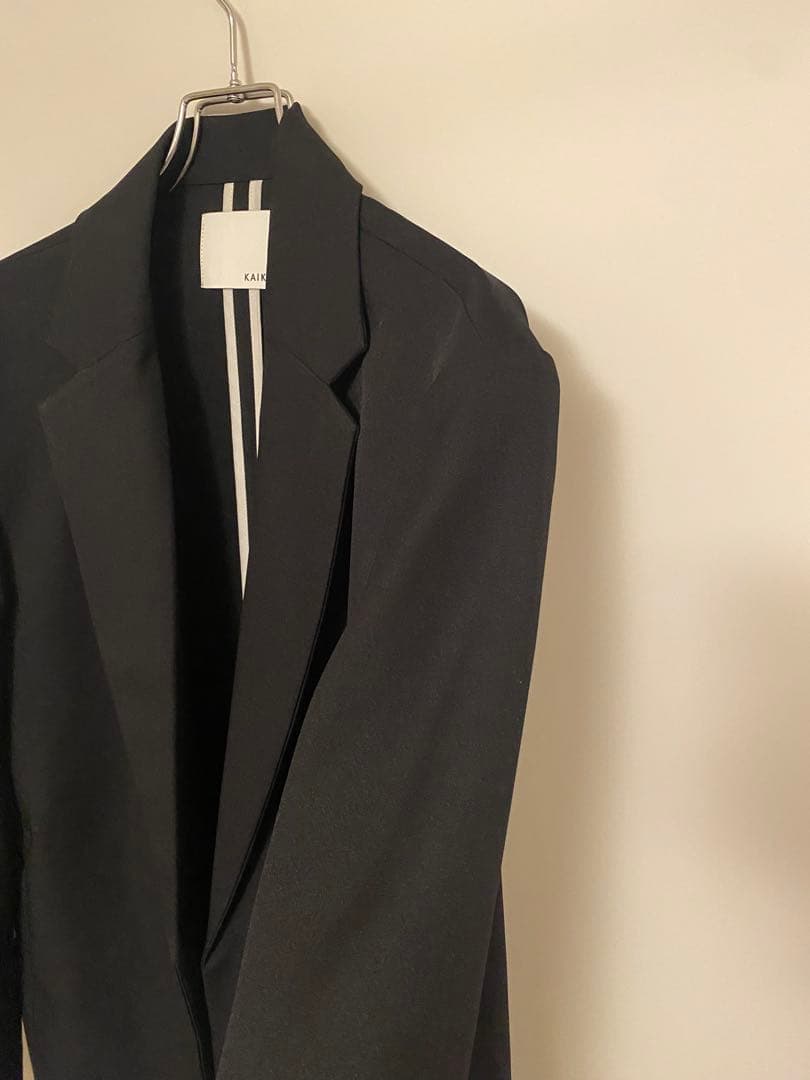 kaiko OUTLINE JACKET/ボタンレスジャケット　テーラード　SS