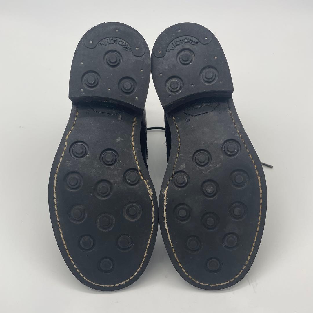 Tricker’s ブーツ ウィングチップ ブラック 本革 ヴィンテージ