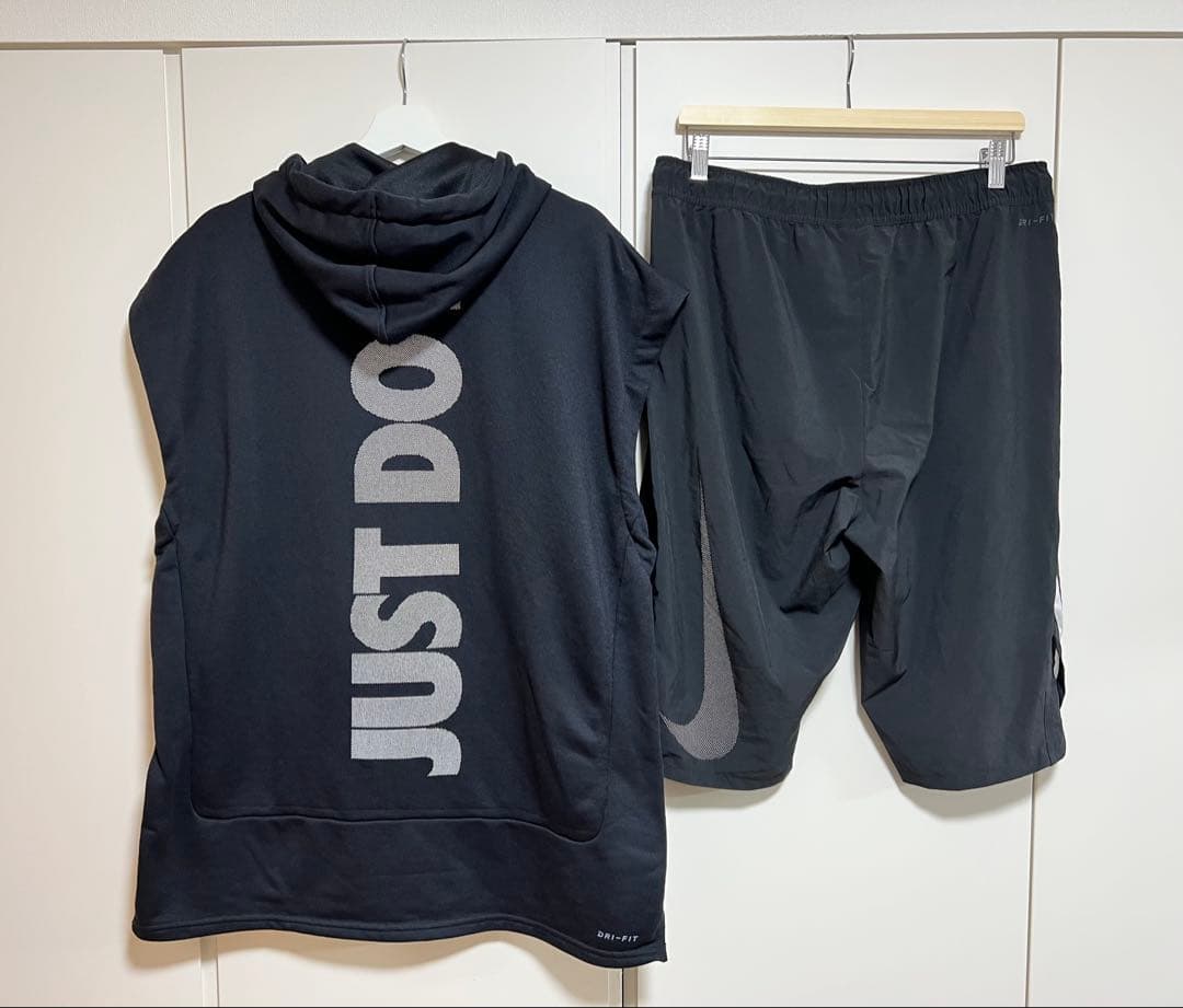 NIKE トレーニングウェア セットアップ XL フーディー ショーツ
