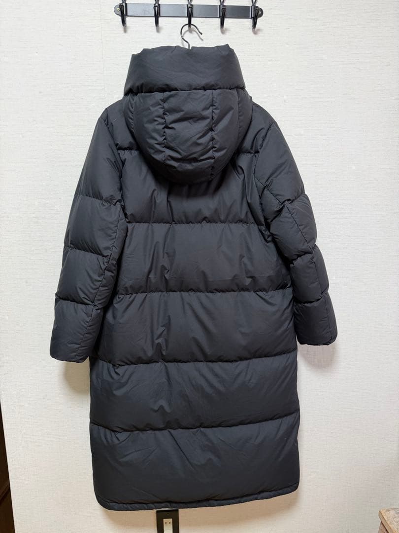 無印　ダウンコート ロング　Lサイズ　ベンチ
