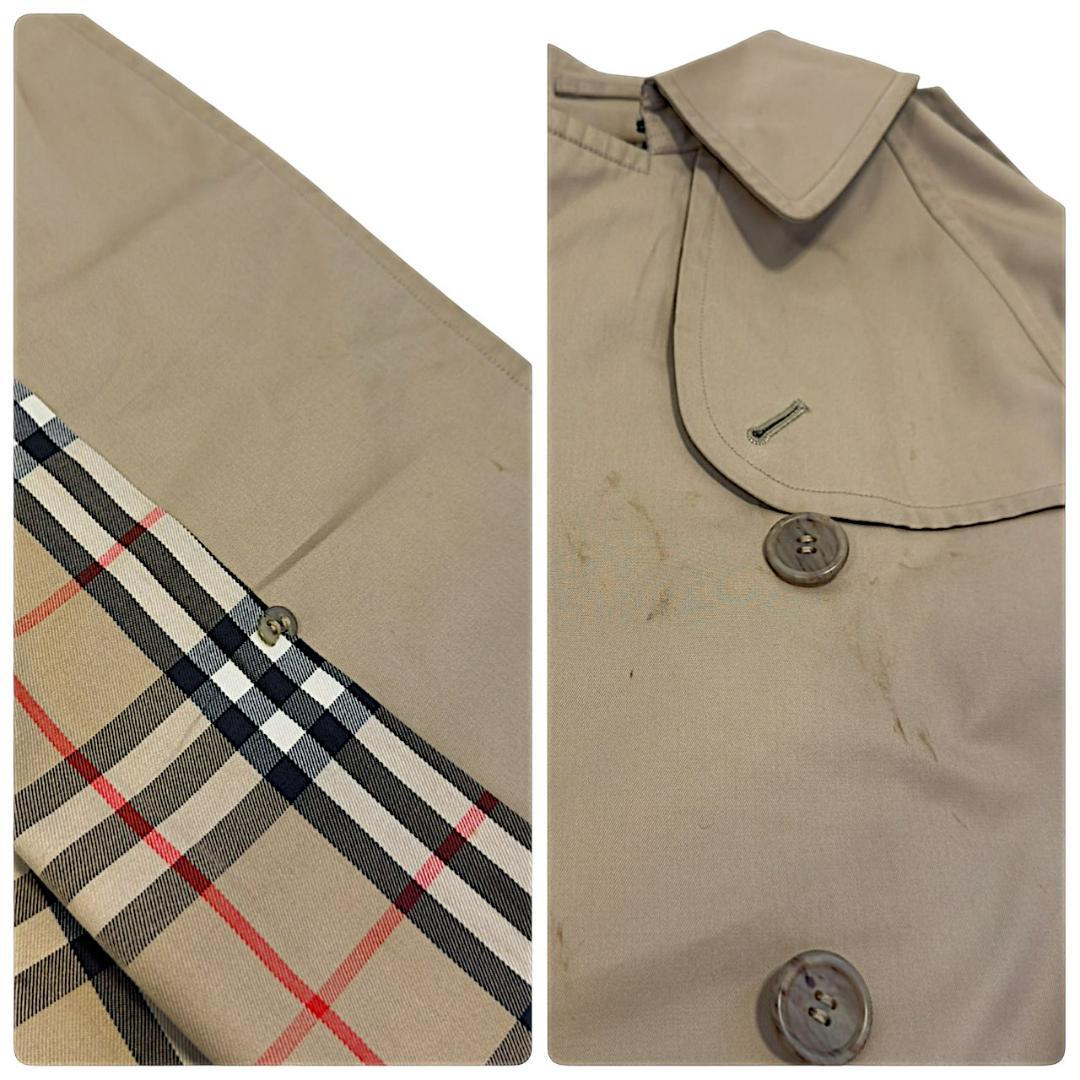 BURBERRY ノバチェック 白タグ コットン トレンチコート