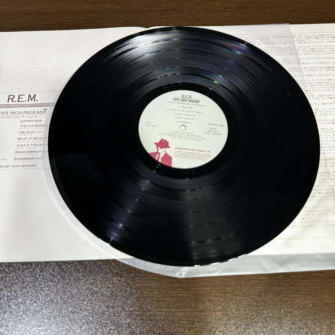 【帯付き国内盤】 R.E.M. 「ライフズ　リッチ　ページェント」