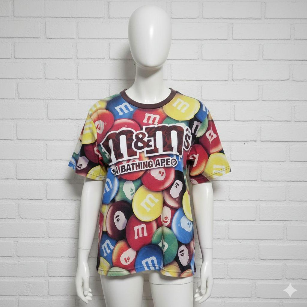 【激レア】A BATHING APE × m&m's コラボ 全面マルチプリント
