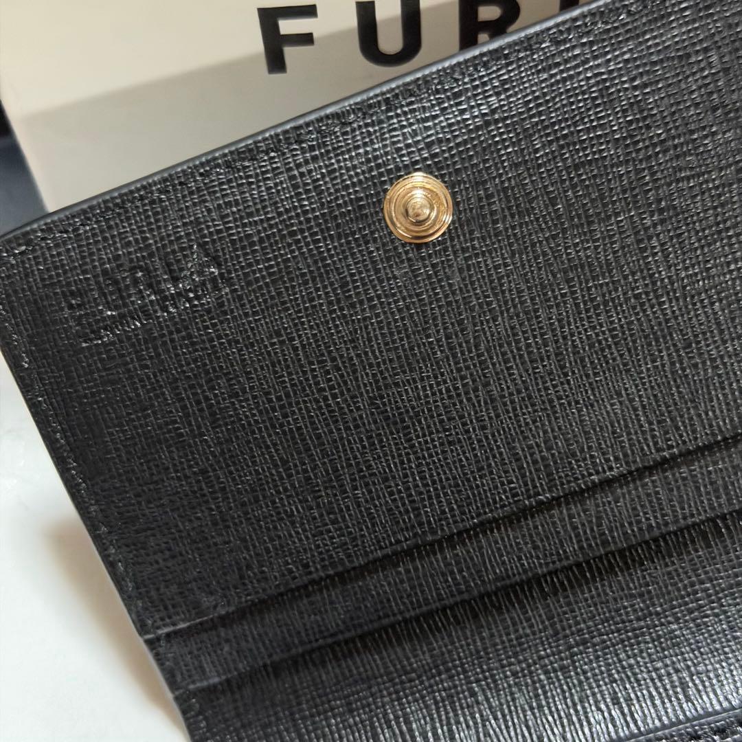 新品未使用 FURLA フルラ レザー 名刺入れ 黒