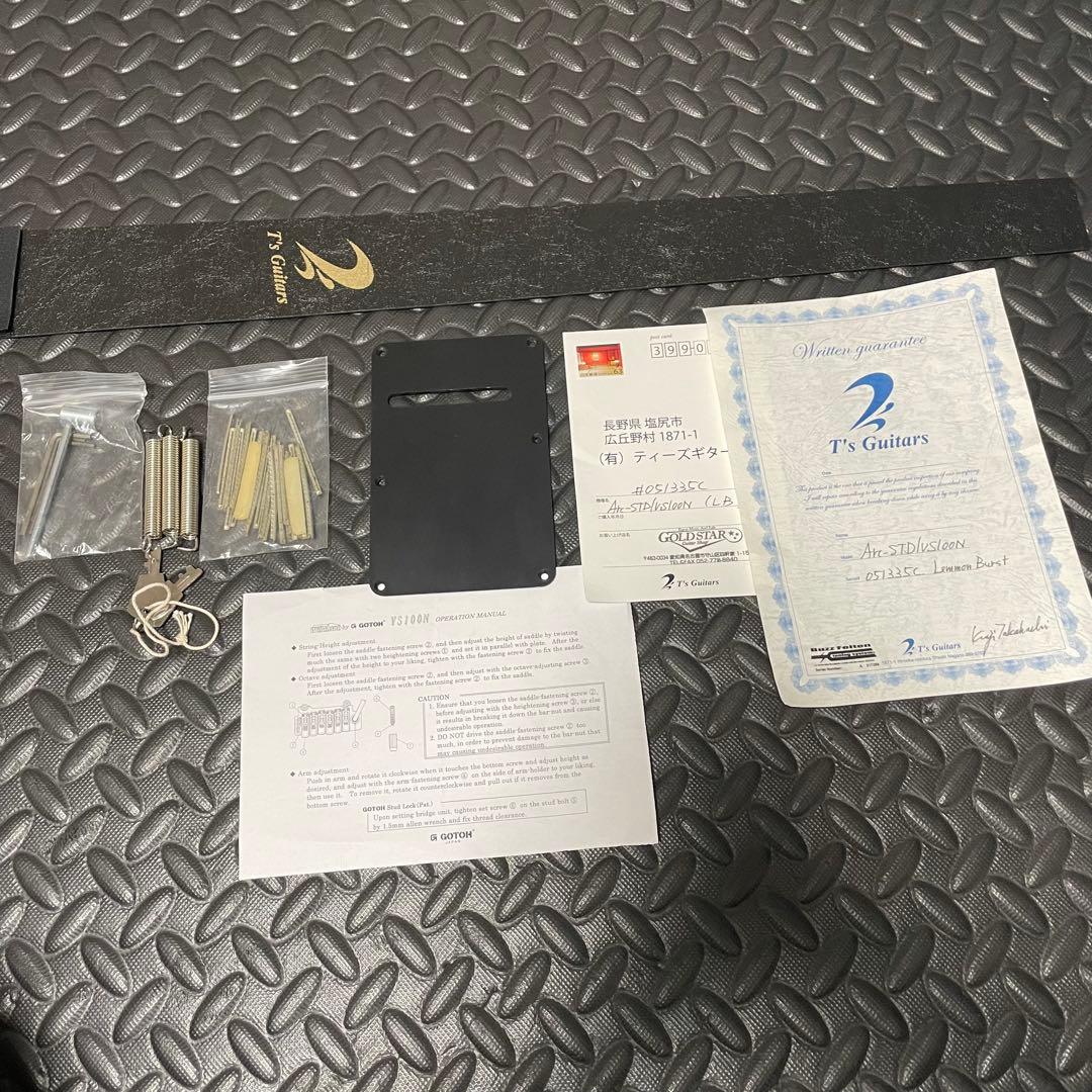 T's Guitars Arc-STD22 L.Bステンレスフレット他メンテ済