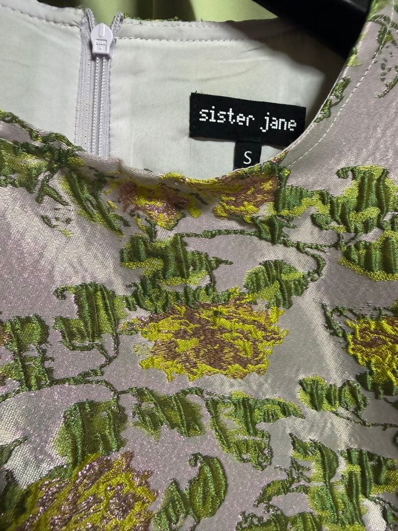 sister jane 花柄 半袖ワンピース Sサイズ