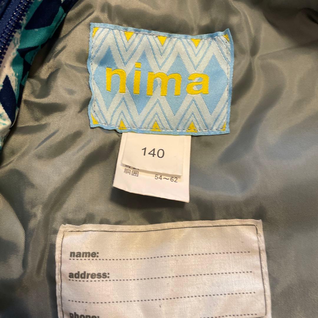 週末限定セール　美品　NIMA 子ども用スキーウェア 上下セット