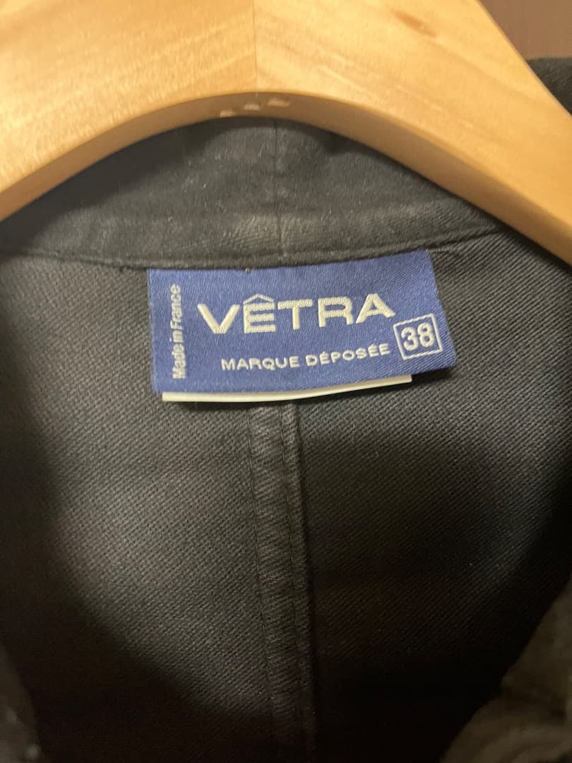 ヴィンテージ　VÊTRA カバーオール ブラック サイズ38