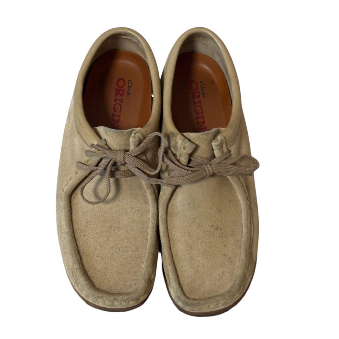 【人気】clarks クラークス　Wallabee ワラビー　ベージュ　26.0