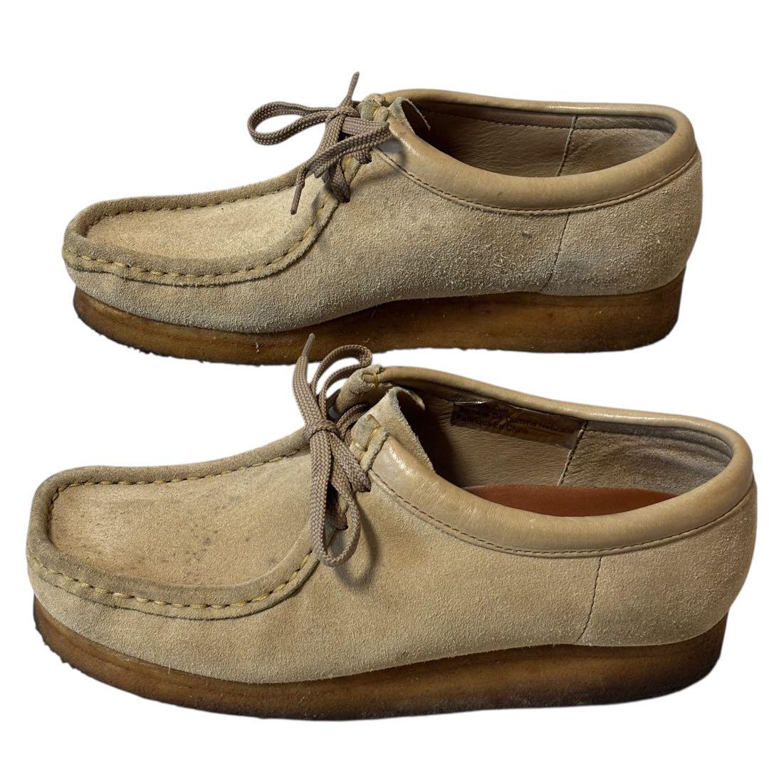 【人気】clarks クラークス　Wallabee ワラビー　ベージュ　26.0