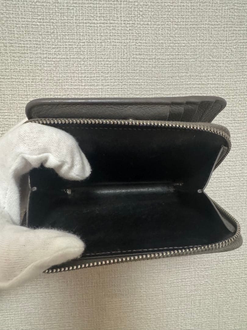 Saint Laurent 二つ折り財布 グレー