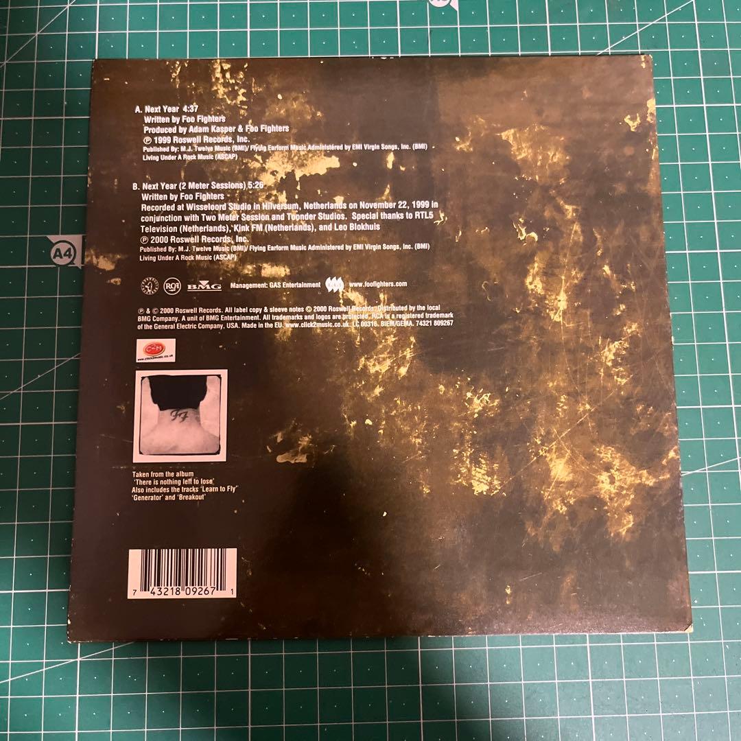 Foo fighters 7” シングル　next year