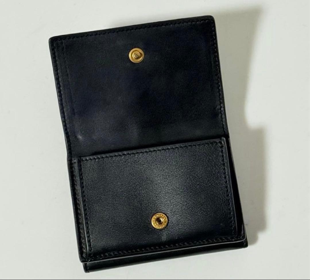 美品 サンローランYSL　タイニーウォレット　三つ折り財布　カサンドラ