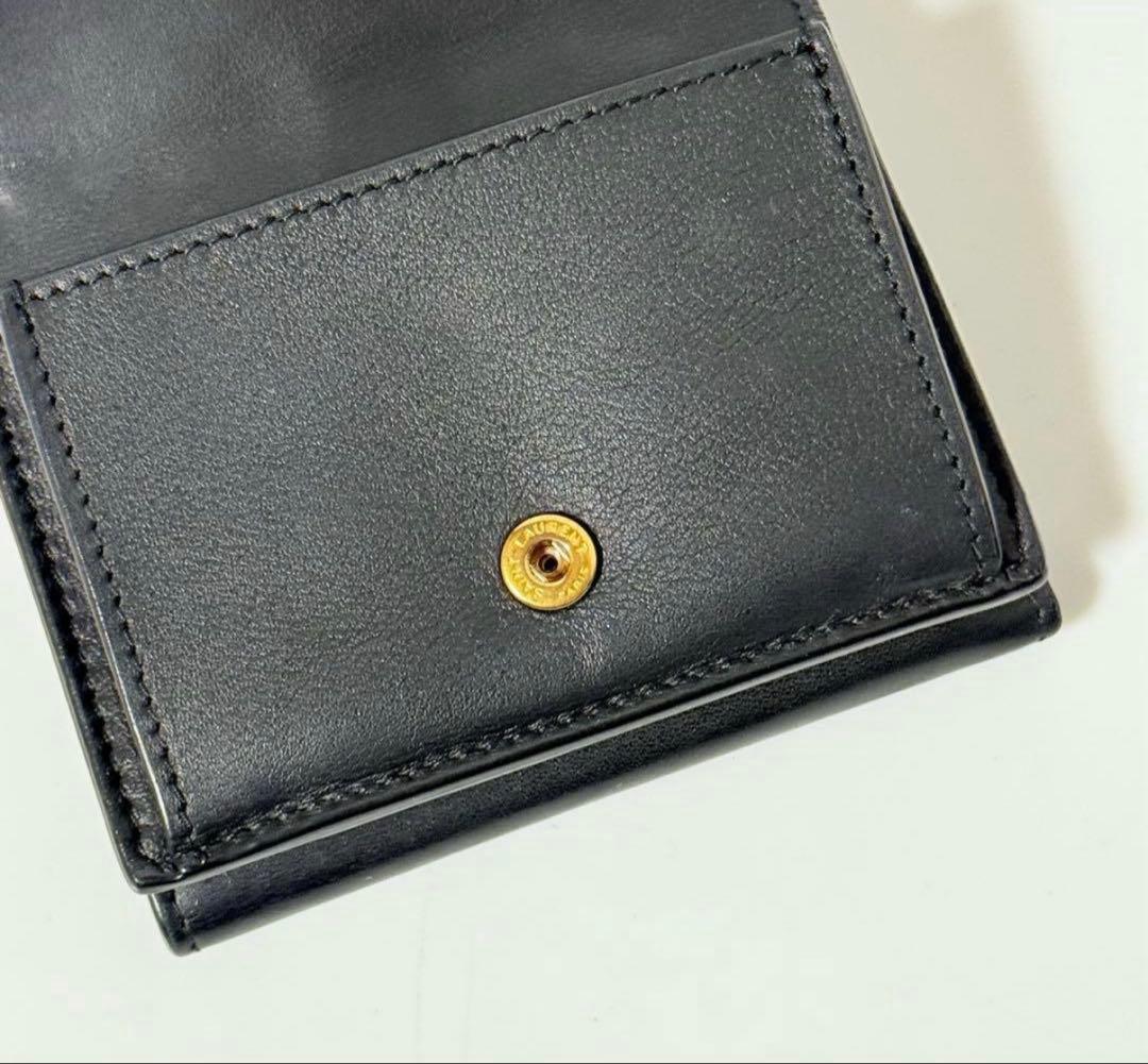 美品 サンローランYSL　タイニーウォレット　三つ折り財布　カサンドラ